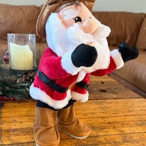 Holiday Time Santa Doll in Red and White with Brown Boots